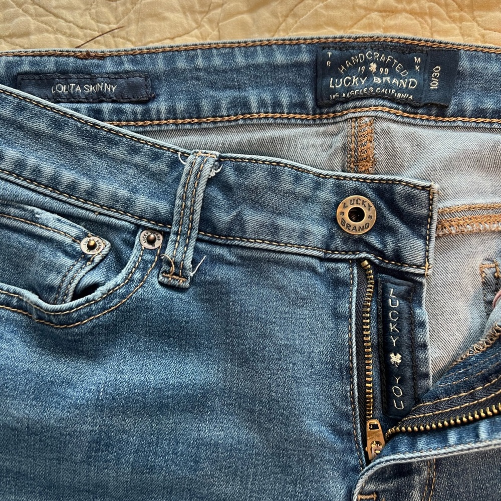 Lucky brand woman’s jeans size 10